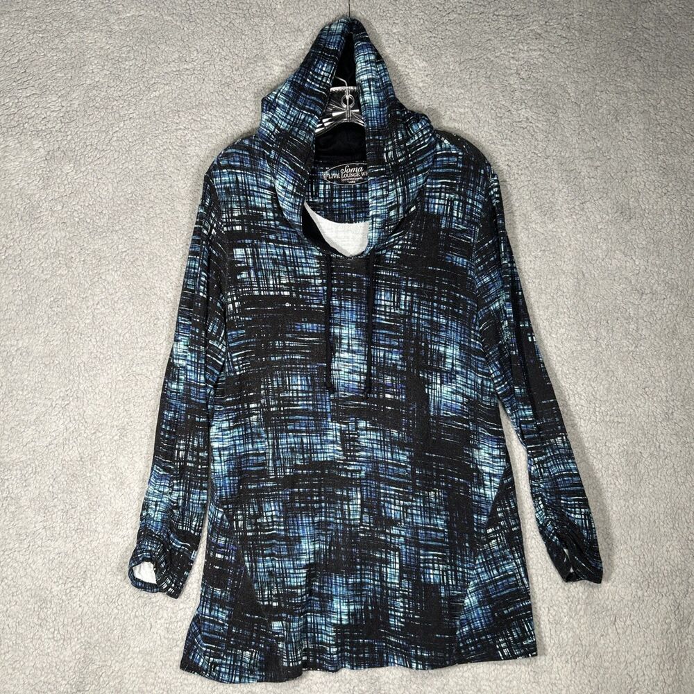 Soma Live Lounge Wear Women’s Large Long Hoodie